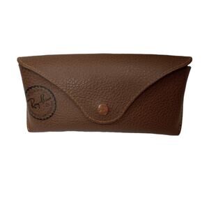 Ray Ban Genuine Eye Glasses/Sunglasses BROWN Cover/CASE/Pouch Preowned